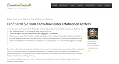 Desktop Screenshot of creativeconsult.de
