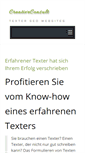 Mobile Screenshot of creativeconsult.de